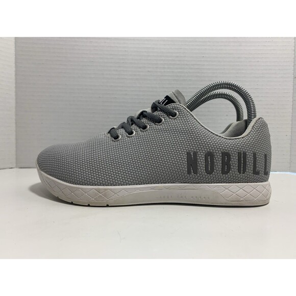 Nobull Superfabric Trainers Men's Size 6 Women’s 7.5 Workout Shoes Gray - Picture 4 of 10